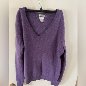 Purple cashmere sweater